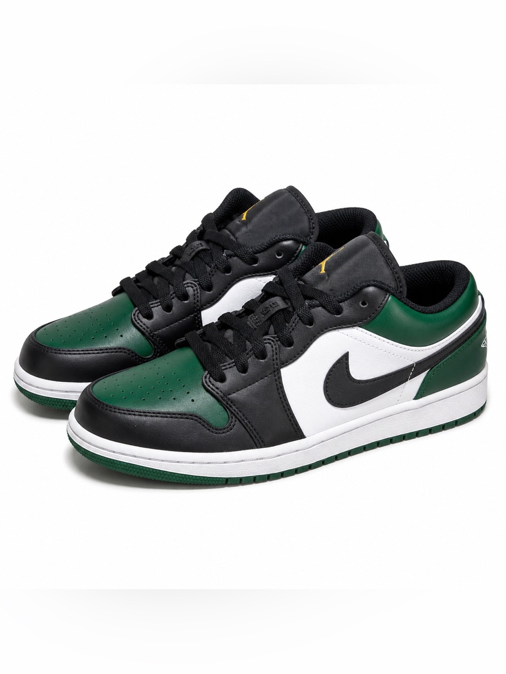 Nike Air Jordan Low Sneakers - Black and Green